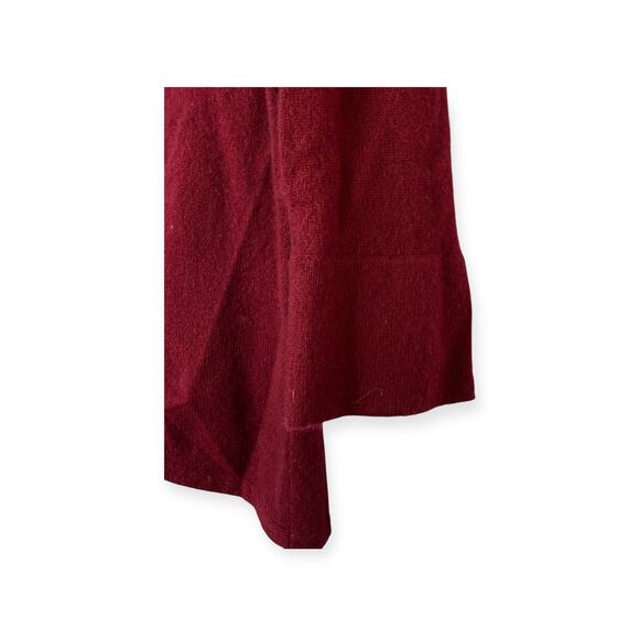 Avellini 100% Cashmere Open Front Cardigan | Women’s Size Small | Red - Picture 5 of 6